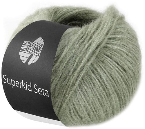 Lana Grossa Superkid Seta 017 Graugrün
