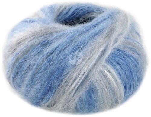 Lana Grossa Superkid Seta Print 102 Hellblau/Jeans/Hellgrau