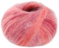 Lana Grossa Superkid Seta Print 104 Weinrot/Himbeer/Lachs