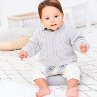 Strickanleitung Stylecraft Sweet Dreams Baby Sweater & Tank Top-2