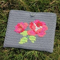 Häkelanleitung Tablet tasche-2