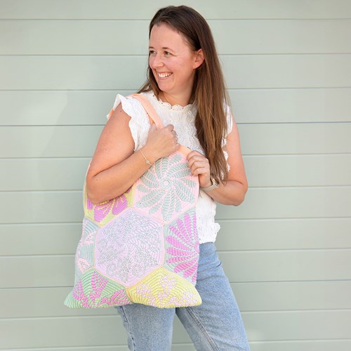 Flowery Fair Bag Garnset Happiness Rectangle