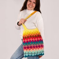 Regenbogen Tasche Garnset - Exklusive Musterung