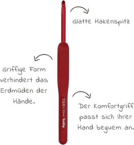 Tulip Etimo Red Haaknaald