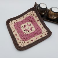 Häkelanleitung Topflappen Vintage Style-3