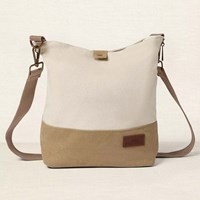 DMC Eco Vita Crossbody Handtasche 32x29cm Beige