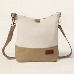DMC Eco Vita Crossbody Handtasche 32x29cm Beige