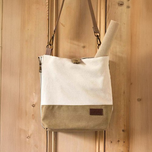 DMC Eco Vita Crossbody Handtasche 32x29cm Beige-2