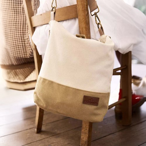 DMC Eco Vita Crossbody Handtasche 32x29cm Beige-3