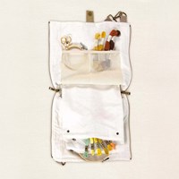 DMC Eco Vita Cross body schoudertas 32x29cm beige