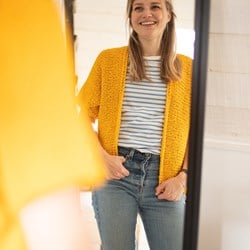 Cotton Tube Damen Strickjacke Strickpaket