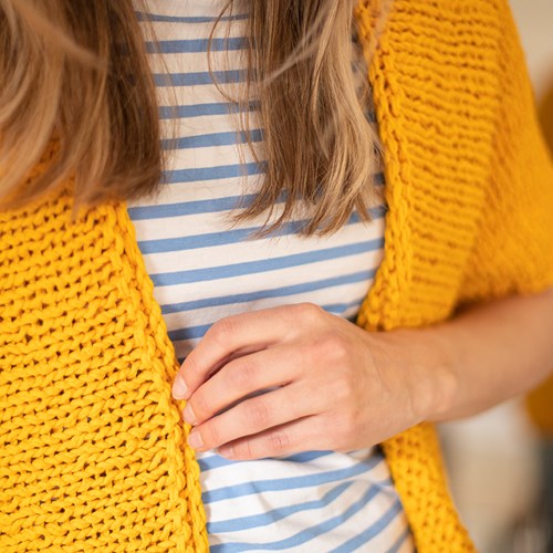 Strickanleitung Cotton Tube Damenstrickjacke-2