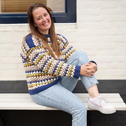 Granny Stripe Sweater Häkelpaket