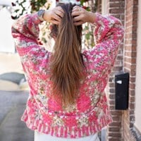 Granny stripe vest Lang Yarns Muse