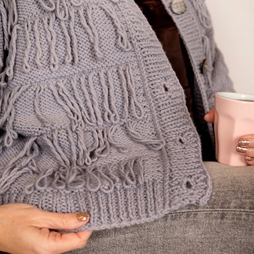 Happy vest met franjes Garen- en Haakpakket