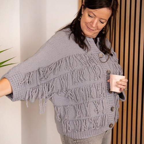 Happy vest met franjes Garen- en Haakpakket