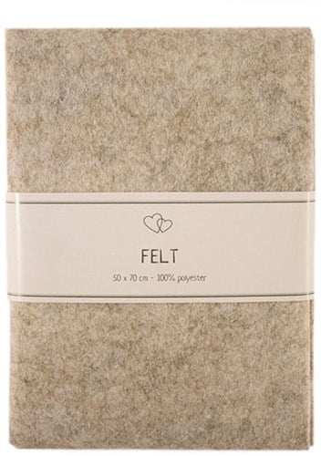 Go Handmade Filz Beige