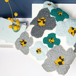 Veilchen Kissen Punchneedle Paket