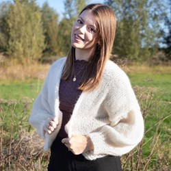 Cloud Cardigan Uni Colour Garn- & Strickpaket Elegant