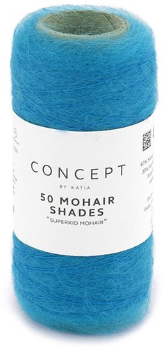 Katia 50 Mohair Shades 056 Blau-Zyan