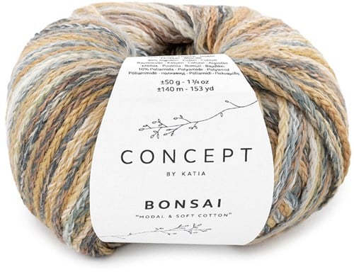 Katia Bonsai 200 Beige-Grau-Kamel
