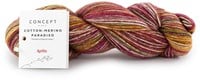 Katia Cotton-Merino Paradiso 301 Violett-Ocker-Grün