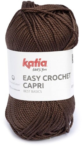 Katia Easy Crochet Capri 103 Schokoladenbraun