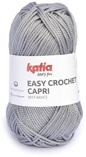 Katia Easy Crochet Capri 105 Mittelgrau