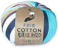 Katia Fair Cotton Diverso 400 Braun-Lila-Blau