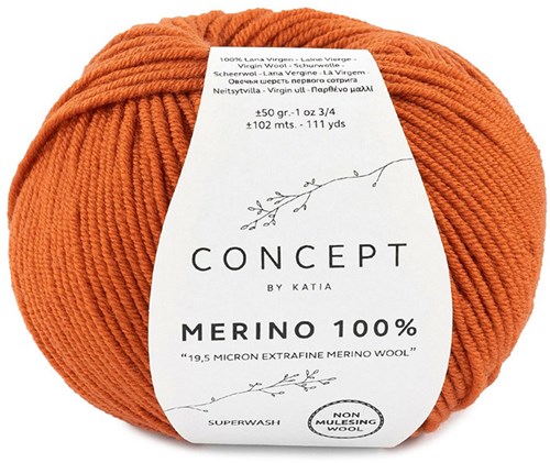 Katia Merino 100% 020 Tieforange