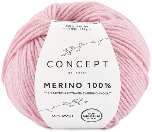 Katia Merino 100% 007 Sehr hellrosé