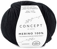 Katia Merino 100% 002 Schwarz