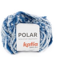 Katia Polar 114 Weiß-Persischblau