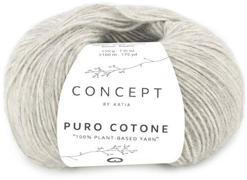 Katia Puro Cotone 53 Hellgrau