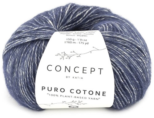 Katia Puro Cotone 55 Nachtblau