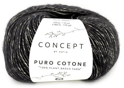 Katia Puro Cotone 54 Schwarz