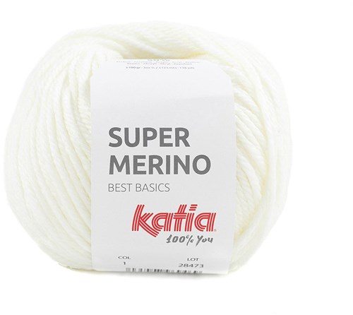 Katia Super Merino 001 Weiß