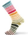Katia Symmetric Socks & More - Infinity 094 Braun-Grün-Gelb-Violett-Blau-Blau-Türkis-2