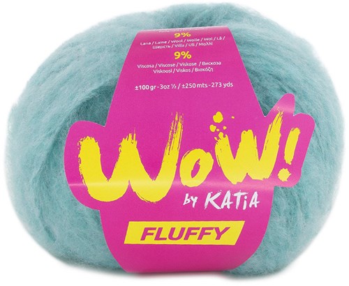 Katia WOW - Fluffy 091 Wasserblau