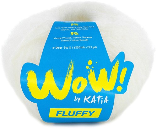 Katia WOW - Fluffy 080 Weiß