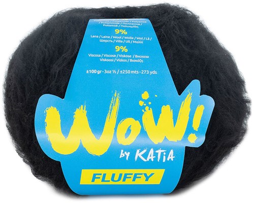 Katia WOW - Fluffy 083 Schwarz