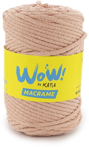 Katia WOW - Macrame 311 Kaugummi-Rosa