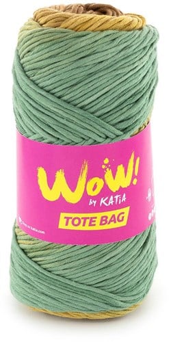 Katia WOW - Tote Bag 302 Kaugummi-Rosa-Rostbraun-Ockergrün