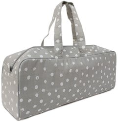 Wollplatz Stricktasche Medium Grey Dots