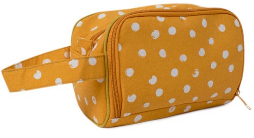 Wollplatz Häkeletui Klein Mustard Dots