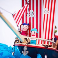 Holz Piratenschiff-2