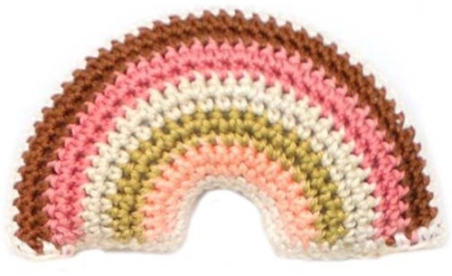 Wollplatz Regenbogen Rassel Häkelpaket 3 Vintage pink-2