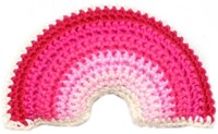 Wollplatz Regenbogen Rassel Häkelpaket 4 Girly-2