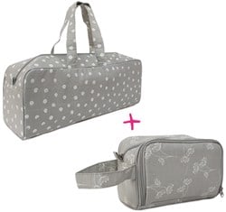 Wollplatz Stricktasche und Häkeletui Set