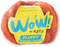 Katia WOW - Fluffy Color Trend 304 Rot - Weinrot - Orange